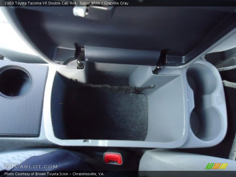 Super White / Graphite Gray 2009 Toyota Tacoma V6 Double Cab 4x4
