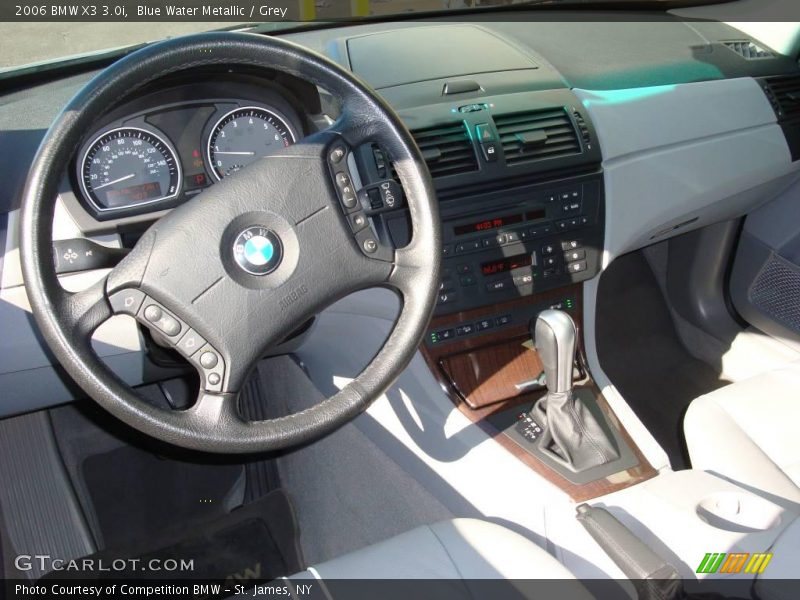 Blue Water Metallic / Grey 2006 BMW X3 3.0i