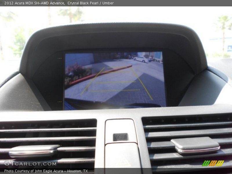 Crystal Black Pearl / Umber 2012 Acura MDX SH-AWD Advance