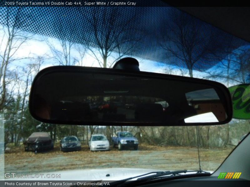 Super White / Graphite Gray 2009 Toyota Tacoma V6 Double Cab 4x4