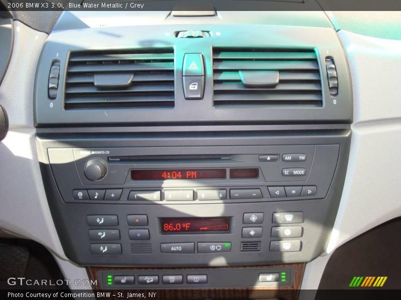 Blue Water Metallic / Grey 2006 BMW X3 3.0i