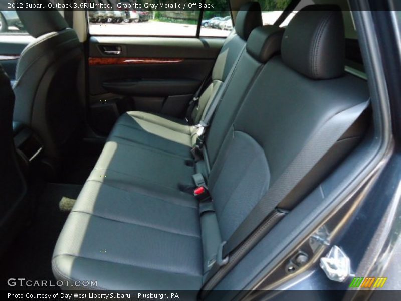 Graphite Gray Metallic / Off Black 2012 Subaru Outback 3.6R Limited