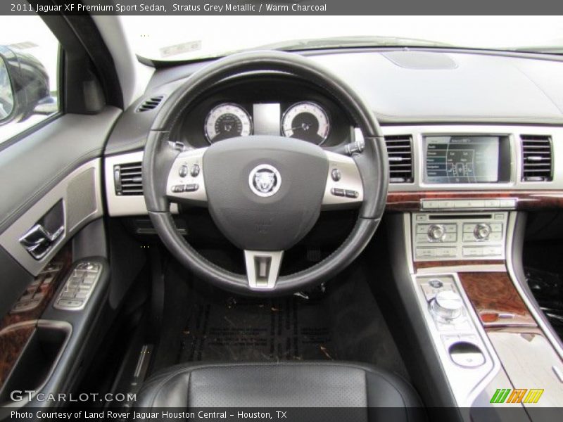 Stratus Grey Metallic / Warm Charcoal 2011 Jaguar XF Premium Sport Sedan