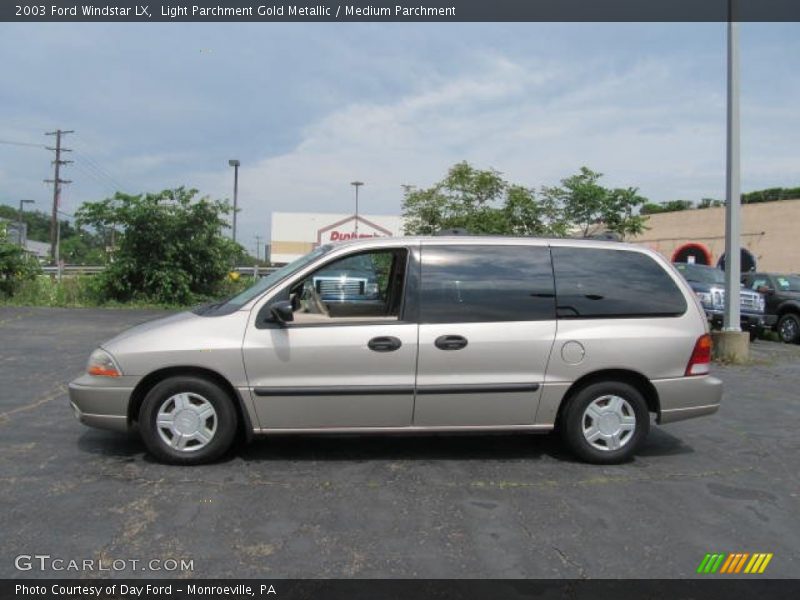 Light Parchment Gold Metallic / Medium Parchment 2003 Ford Windstar LX