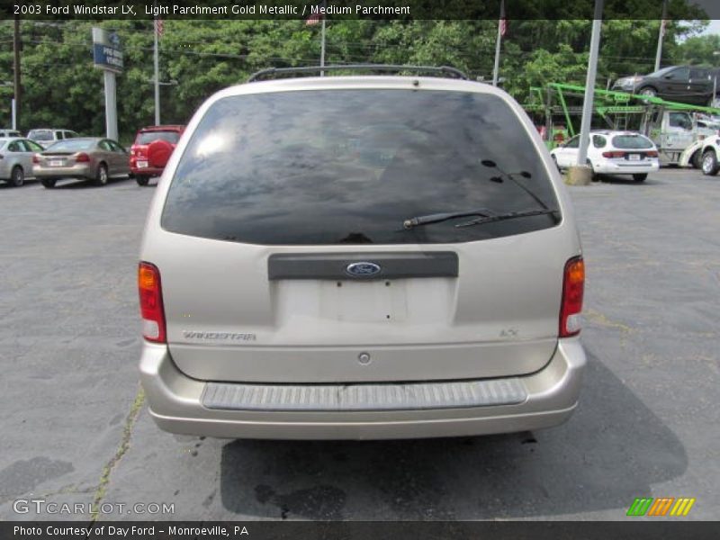 Light Parchment Gold Metallic / Medium Parchment 2003 Ford Windstar LX