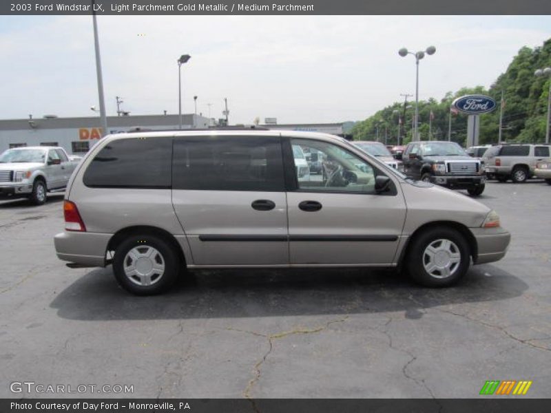 Light Parchment Gold Metallic / Medium Parchment 2003 Ford Windstar LX