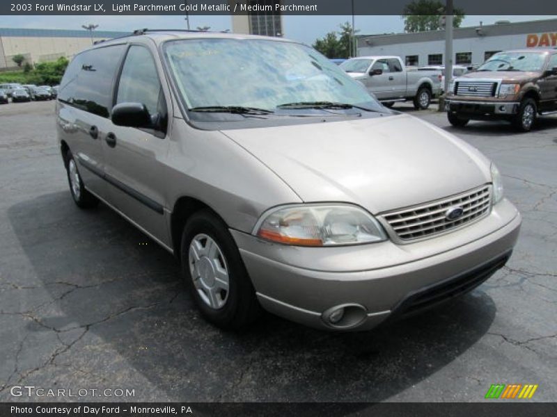 Light Parchment Gold Metallic / Medium Parchment 2003 Ford Windstar LX