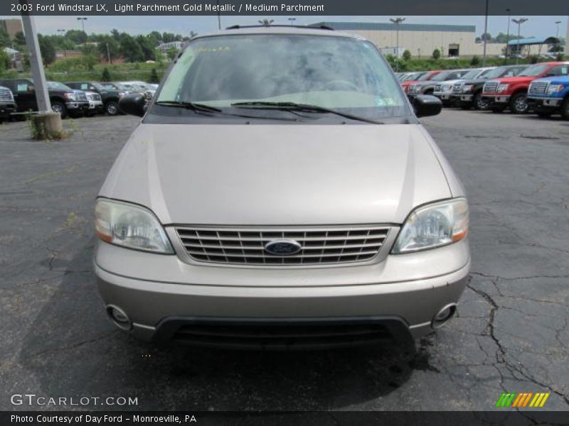 Light Parchment Gold Metallic / Medium Parchment 2003 Ford Windstar LX