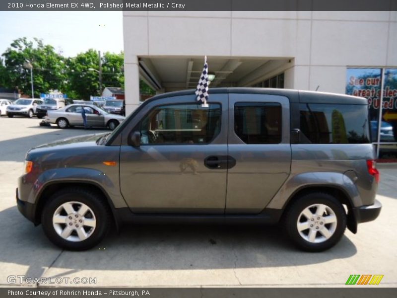 Polished Metal Metallic / Gray 2010 Honda Element EX 4WD