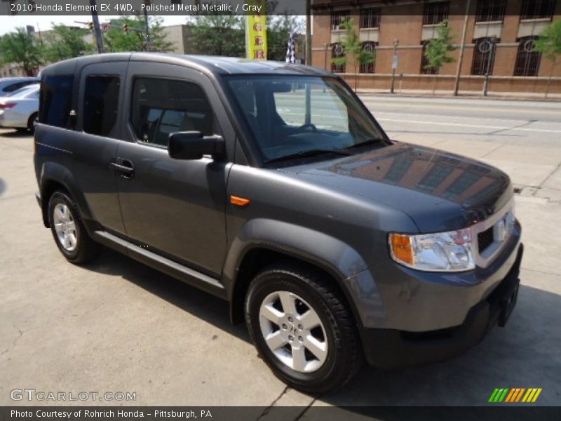 Polished Metal Metallic / Gray 2010 Honda Element EX 4WD