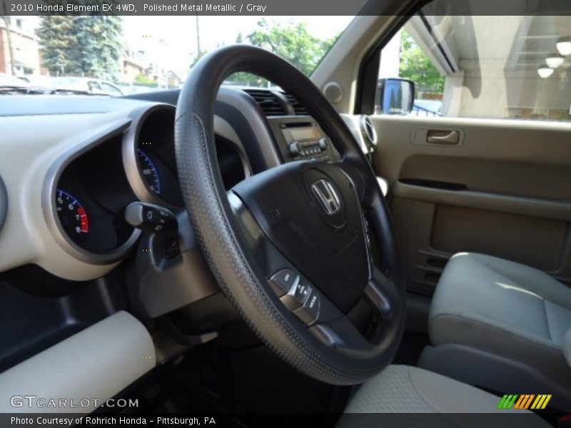 Polished Metal Metallic / Gray 2010 Honda Element EX 4WD
