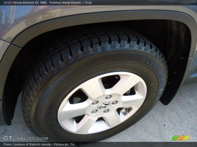 Polished Metal Metallic / Gray 2010 Honda Element EX 4WD