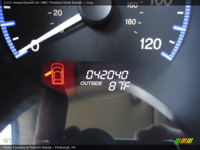Polished Metal Metallic / Gray 2010 Honda Element EX 4WD