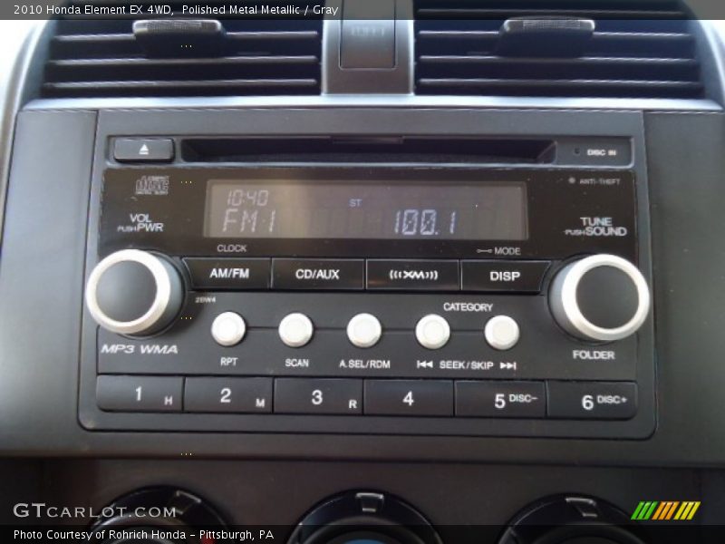 Polished Metal Metallic / Gray 2010 Honda Element EX 4WD