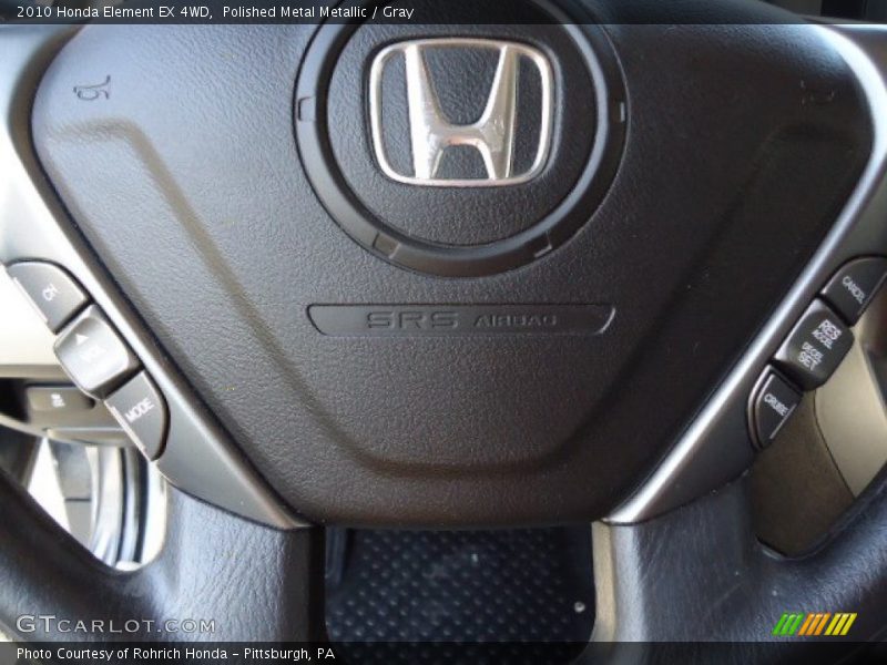 Polished Metal Metallic / Gray 2010 Honda Element EX 4WD
