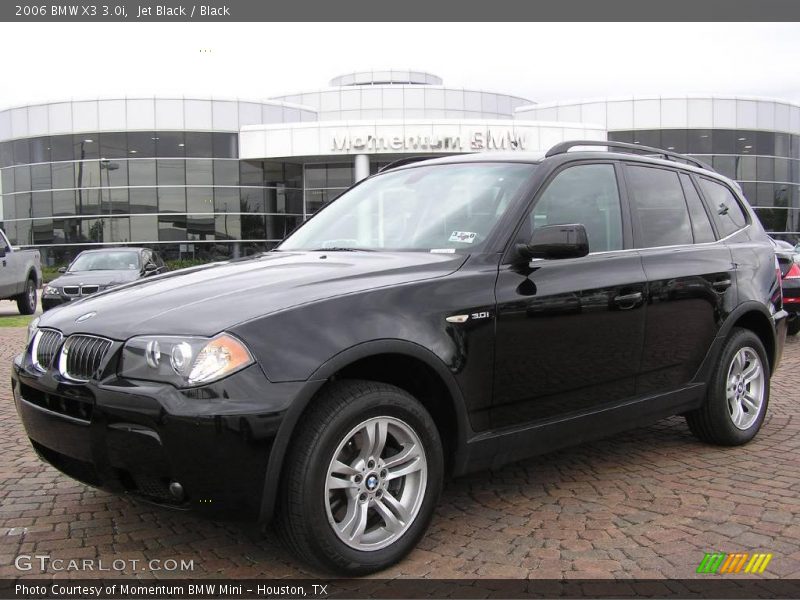 Jet Black / Black 2006 BMW X3 3.0i