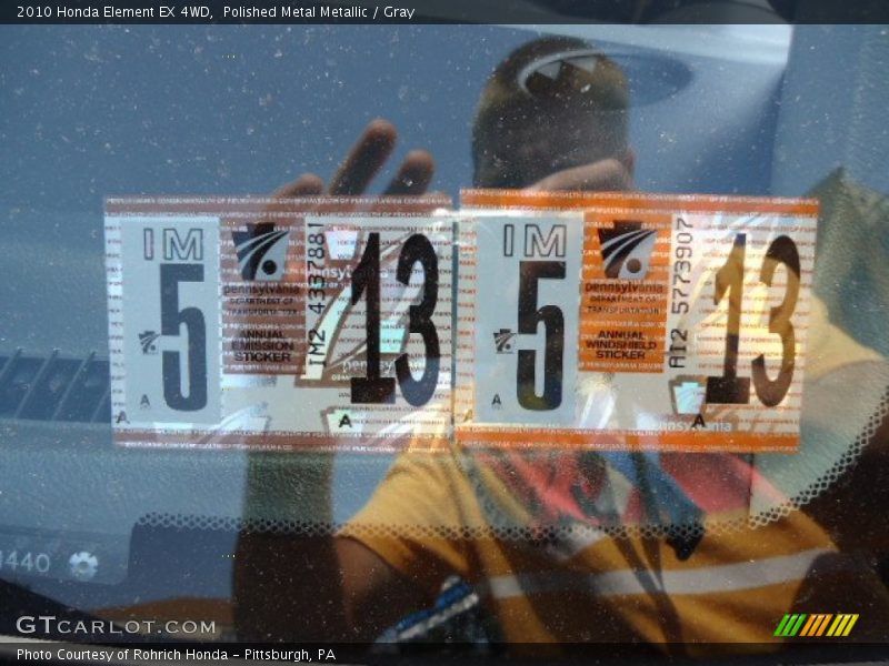 Polished Metal Metallic / Gray 2010 Honda Element EX 4WD