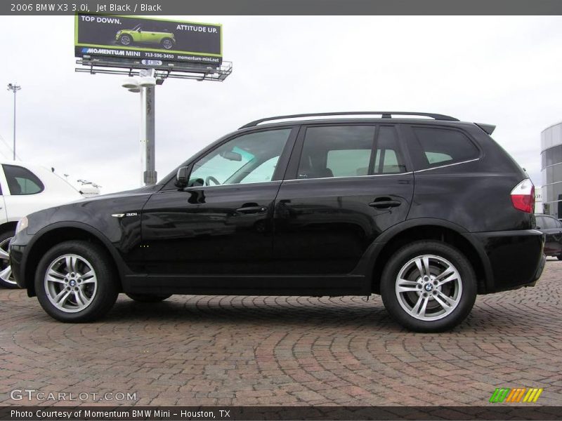 Jet Black / Black 2006 BMW X3 3.0i