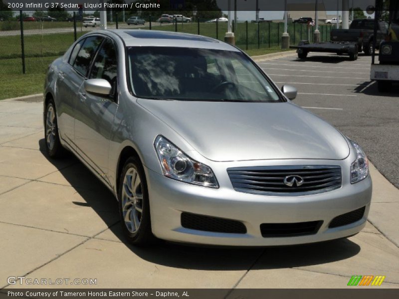 Liquid Platinum / Graphite 2009 Infiniti G 37 Sedan