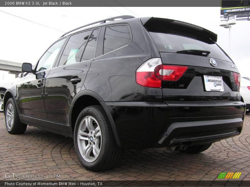 Jet Black / Black 2006 BMW X3 3.0i