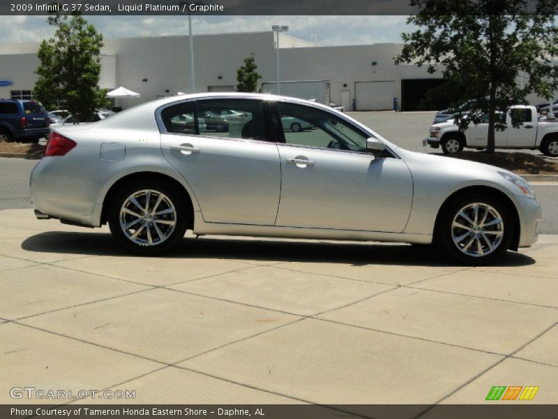 Liquid Platinum / Graphite 2009 Infiniti G 37 Sedan
