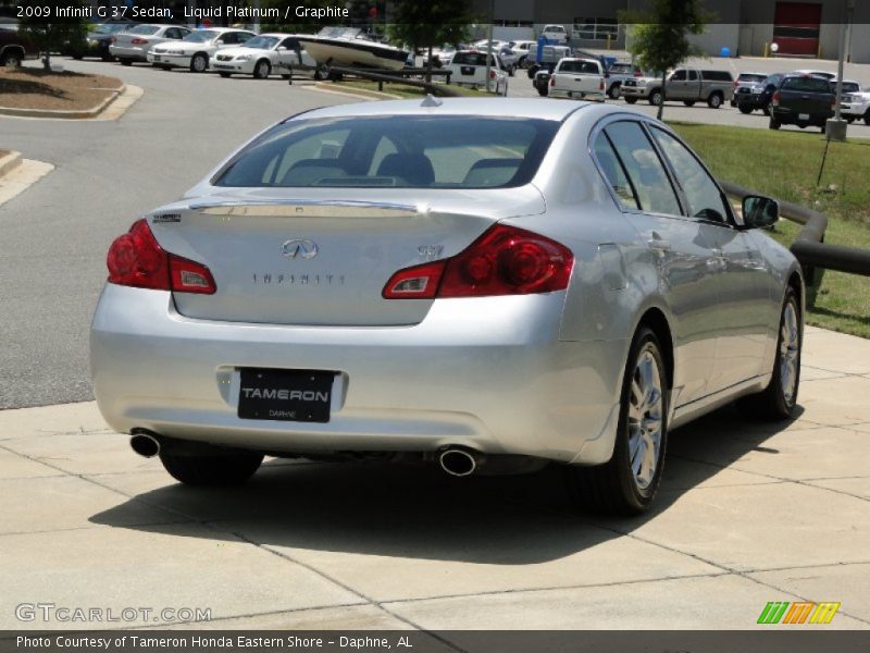 Liquid Platinum / Graphite 2009 Infiniti G 37 Sedan