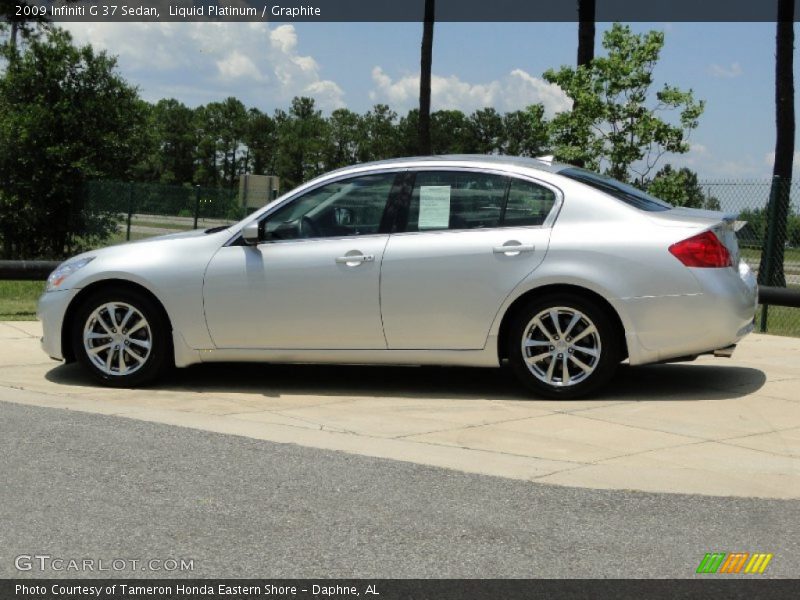 Liquid Platinum / Graphite 2009 Infiniti G 37 Sedan