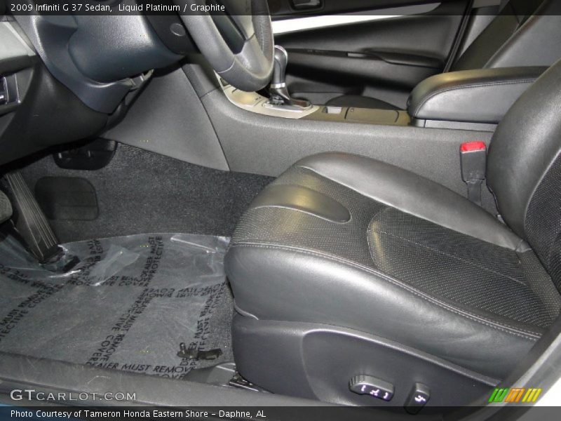 Liquid Platinum / Graphite 2009 Infiniti G 37 Sedan