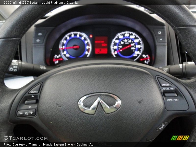 Liquid Platinum / Graphite 2009 Infiniti G 37 Sedan