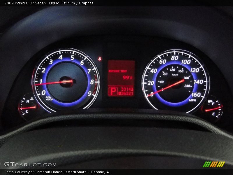  2009 G 37 Sedan 37 Sedan Gauges
