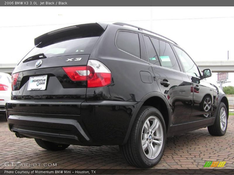 Jet Black / Black 2006 BMW X3 3.0i