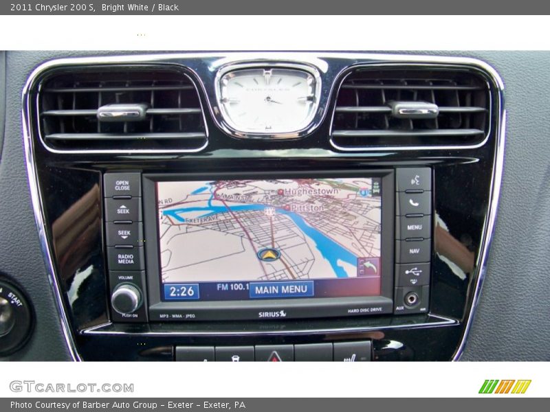 Bright White / Black 2011 Chrysler 200 S