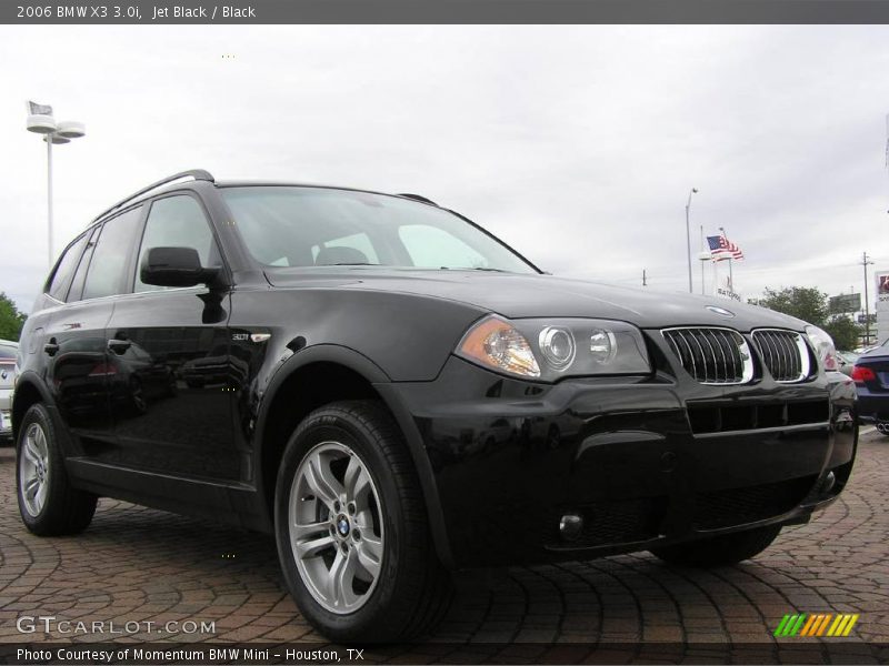 Jet Black / Black 2006 BMW X3 3.0i