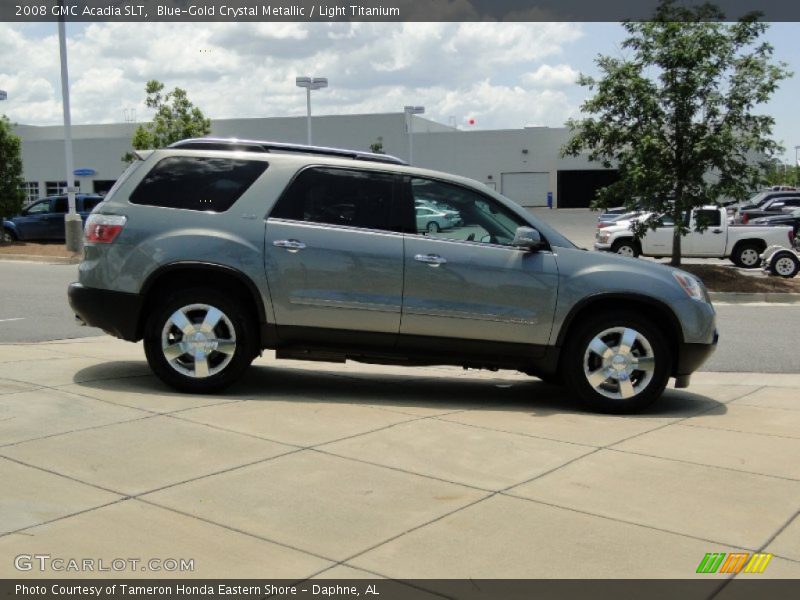 Blue-Gold Crystal Metallic / Light Titanium 2008 GMC Acadia SLT