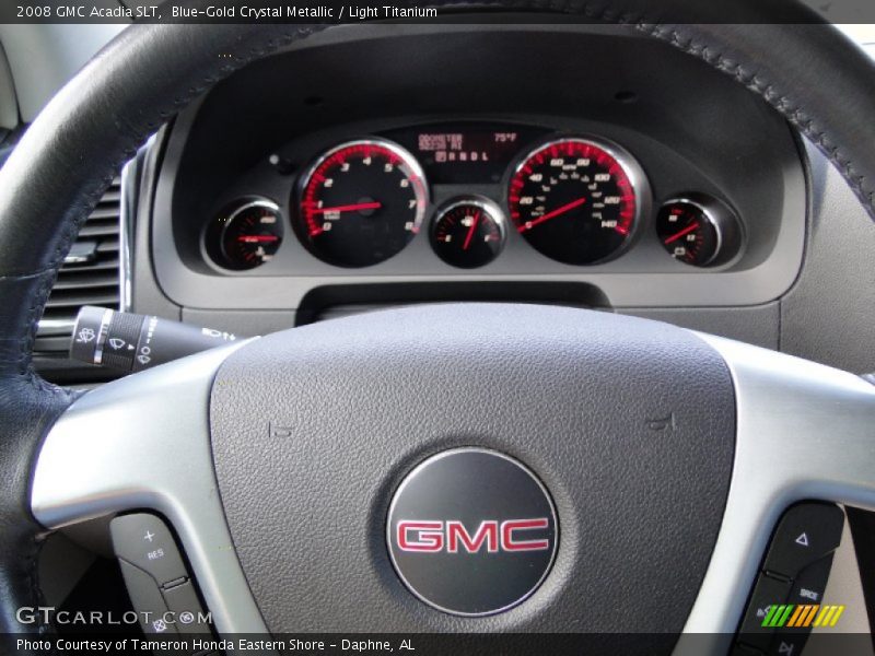 Blue-Gold Crystal Metallic / Light Titanium 2008 GMC Acadia SLT