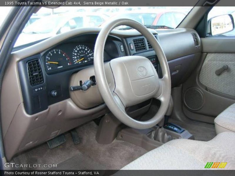 Sierra Beige Metallic / Oak 1995 Toyota Tacoma V6 Extended Cab 4x4