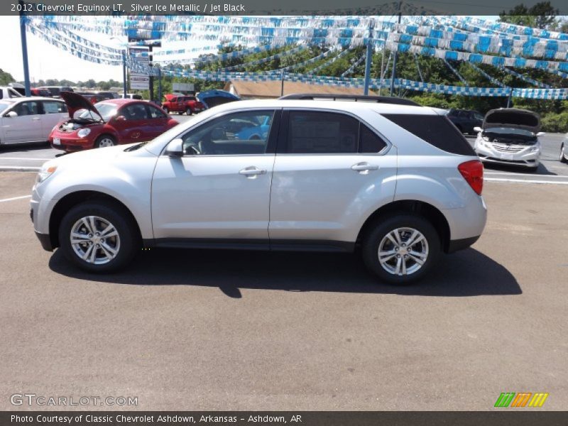 Silver Ice Metallic / Jet Black 2012 Chevrolet Equinox LT