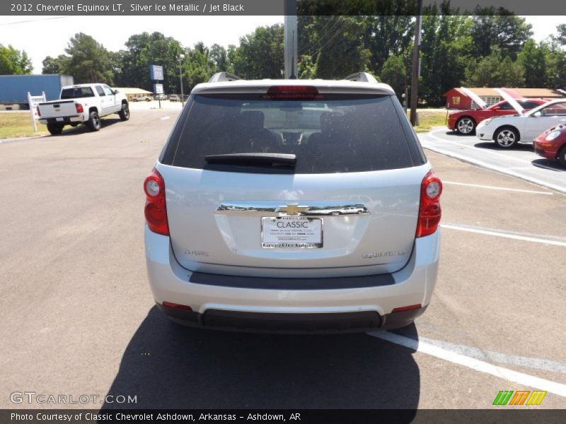 Silver Ice Metallic / Jet Black 2012 Chevrolet Equinox LT