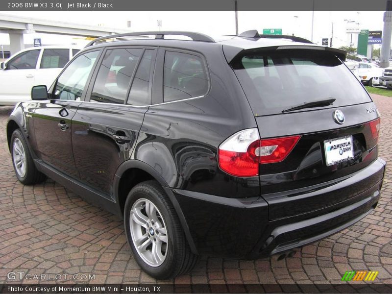 Jet Black / Black 2006 BMW X3 3.0i