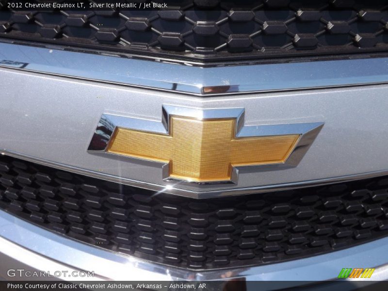 Silver Ice Metallic / Jet Black 2012 Chevrolet Equinox LT