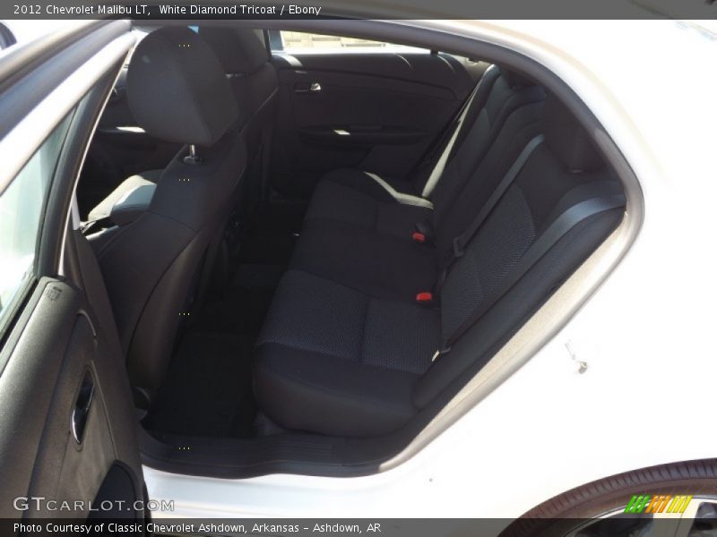 White Diamond Tricoat / Ebony 2012 Chevrolet Malibu LT