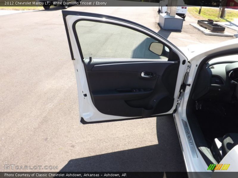 White Diamond Tricoat / Ebony 2012 Chevrolet Malibu LT