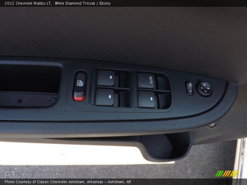 White Diamond Tricoat / Ebony 2012 Chevrolet Malibu LT