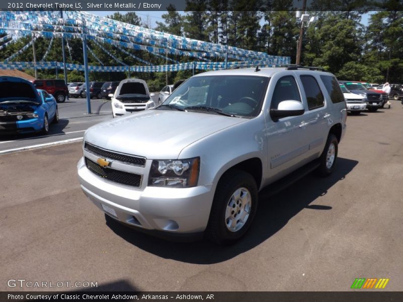 Silver Ice Metallic / Ebony 2012 Chevrolet Tahoe LS