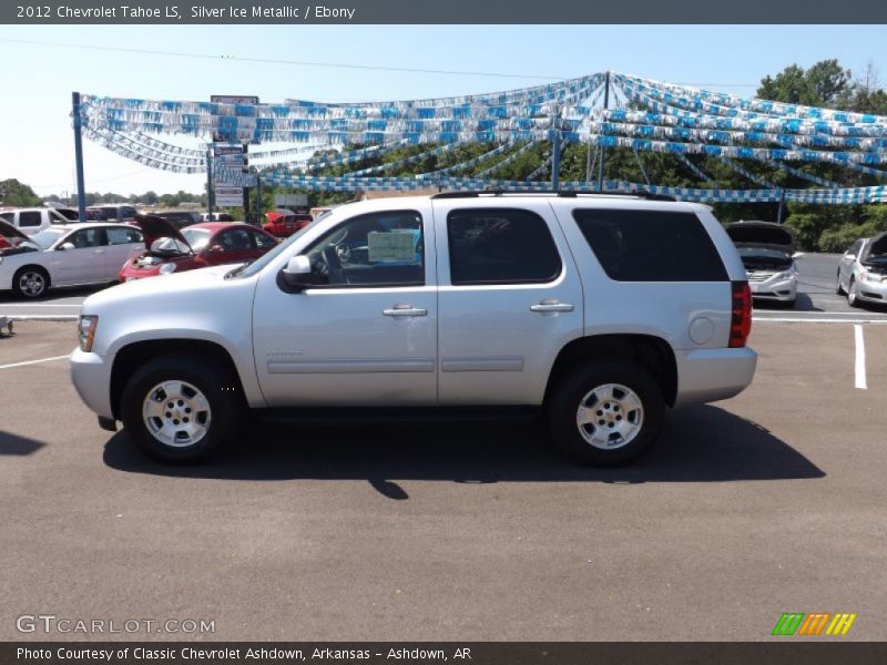 Silver Ice Metallic / Ebony 2012 Chevrolet Tahoe LS
