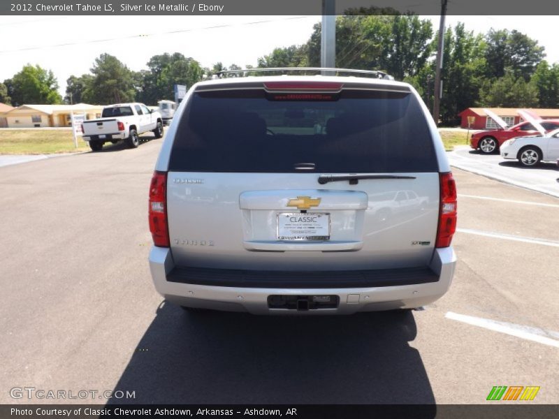 Silver Ice Metallic / Ebony 2012 Chevrolet Tahoe LS