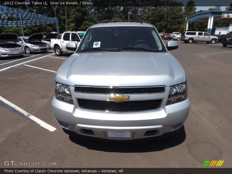 Silver Ice Metallic / Ebony 2012 Chevrolet Tahoe LS