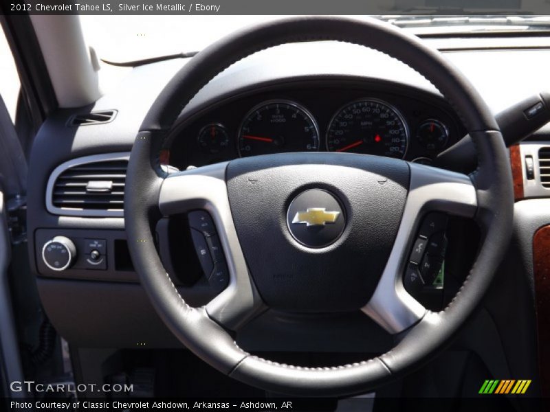 Silver Ice Metallic / Ebony 2012 Chevrolet Tahoe LS