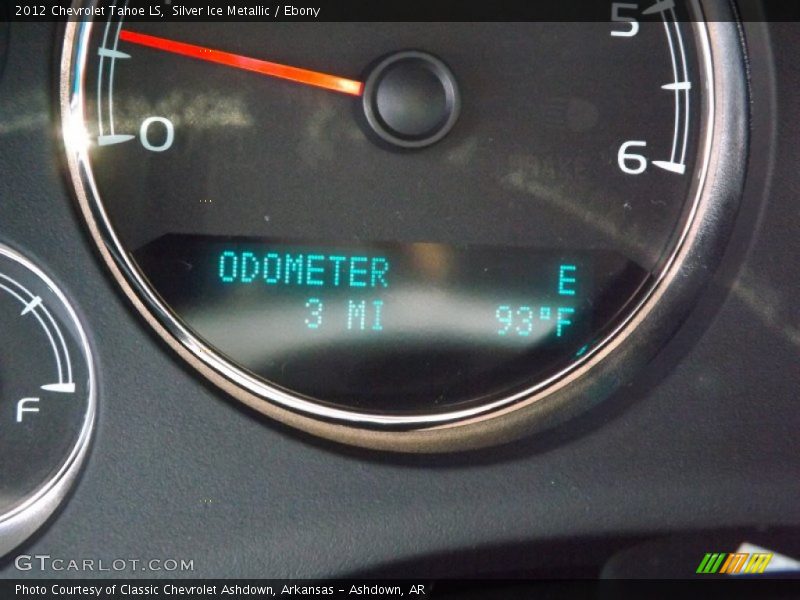 Silver Ice Metallic / Ebony 2012 Chevrolet Tahoe LS
