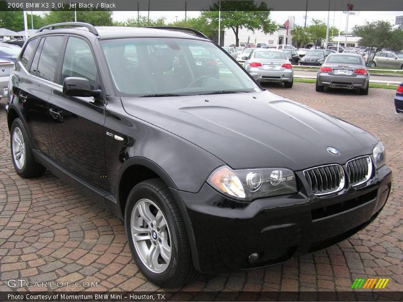 Jet Black / Black 2006 BMW X3 3.0i